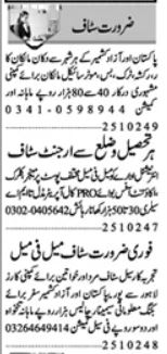 Jobs for Salespeople and Public Relations Officers in Multan in 2024